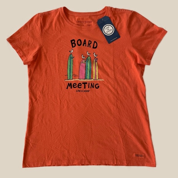 Life Is Good Tshirt Board Meeting 